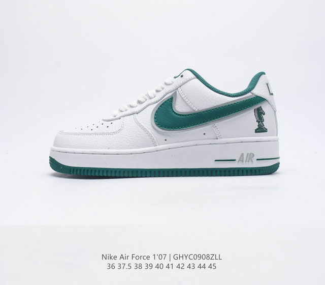 耐克 Nike Air Force 1 07 空军一号 Af 1 低帮百搭休闲运动板鞋 柔软 弹性十足的缓震性能和出色的中底设计 横跨复古与现代的外型结合 造就