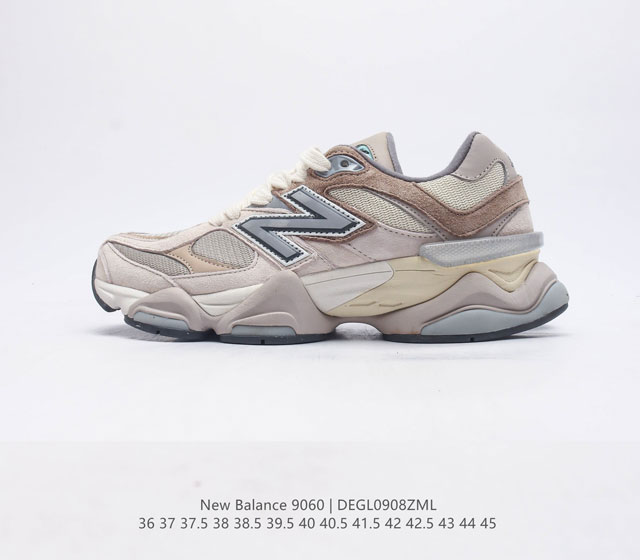 Nb 新百伦 New Balance Nb9060官方正品春季千禧小象蹄男女款9060舒适百搭老爹鞋 全新 9060 款式将经典风格与现代设计融合到日常多功能性