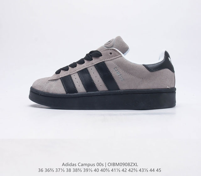 Adidas阿迪达斯.男女鞋 三叶草campus 00S 面包鞋复古休闲板鞋 千禧回潮 Adidas Campus 00S 经典再现 面包化的campus鞋款在