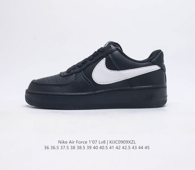 耐克 Nike Air Force 1 Lv8 系列 空军一号 Af1 运动板鞋 设计灵感源自摔跤运动 助你发挥天赋 震撼全场 华丽设计搭配优质皮革面 契合不同