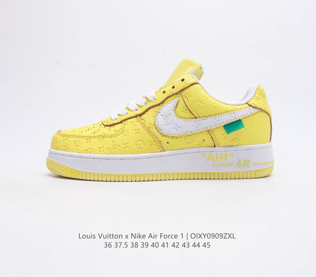 联名空军一号 耐克 Nike 耐克空军低帮板鞋 Lv 路易威登 串标 耐克nike Air Force 1 Low X Lv联名 空军一号低帮百搭休闲运动板鞋