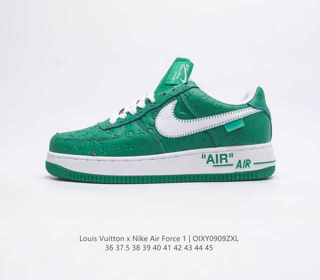 联名空军一号 耐克 Nike 耐克空军低帮板鞋 Lv 路易威登 串标 耐克nike Air Force 1 Low X Lv联名 空军一号低帮百搭休闲运动板鞋