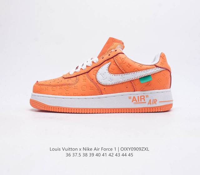 联名空军一号 耐克 Nike 耐克空军低帮板鞋 Lv 路易威登 串标 耐克nike Air Force 1 Low X Lv联名 空军一号低帮百搭休闲运动板鞋