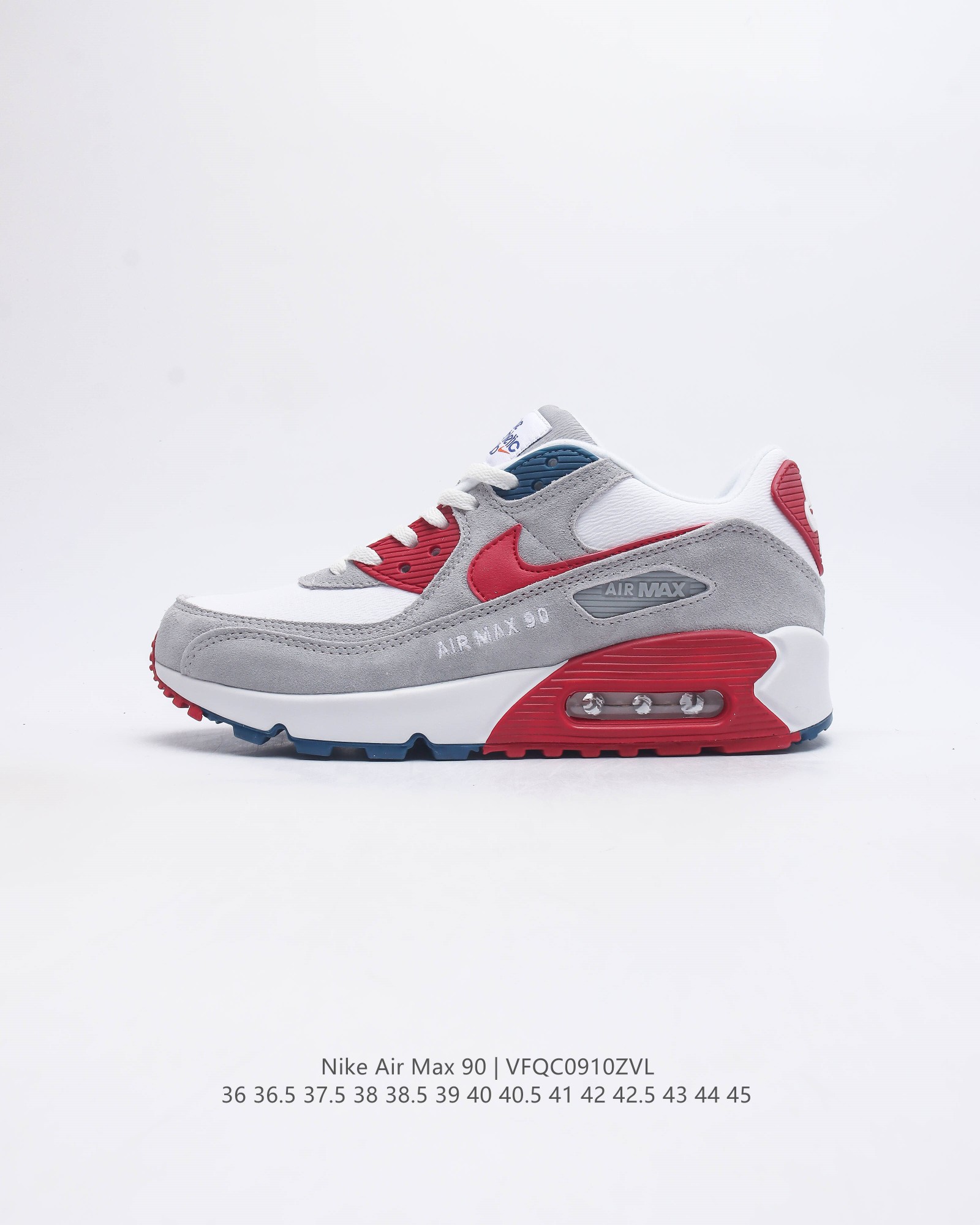 耐克 Nike Air Max 90 Prm 时尚复古运动鞋 穿着出来的不仅是舒适,而是休闲运动与时尚的相结合 它既可以当动运跑鞋来穿 也可以当休闲鞋来穿 无论