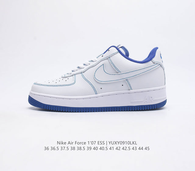 耐克 Nike Air Force 1 07 Ess 空军一号 Af1 运动鞋复古板鞋 厚底增高男女鞋 以实力演绎传奇篇章 从 80 年代的篮球场到现今的街头和