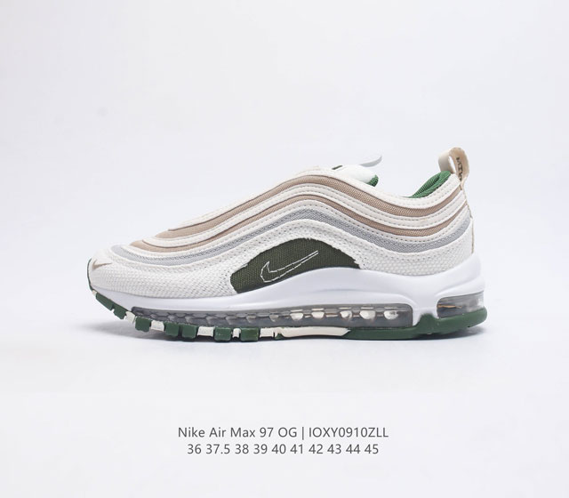 耐克nike休闲鞋 经典 气垫 Air Max 97 子弹气垫低帮运动鞋 Air Max '97 运动跑鞋以流线型鞋身和卓越科技为热爱运动的你造就全方位防护 强