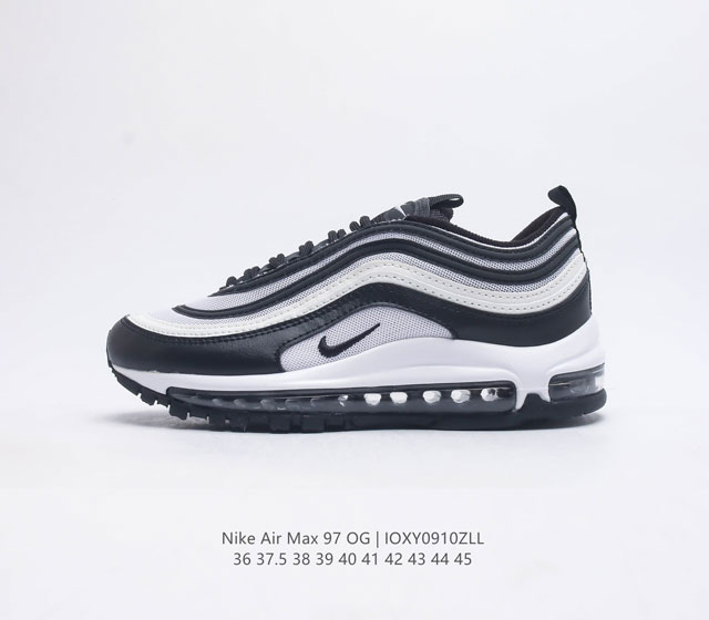 耐克nike休闲鞋 经典 气垫 Air Max 97 子弹气垫低帮运动鞋 Air Max '97 运动跑鞋以流线型鞋身和卓越科技为热爱运动的你造就全方位防护 强