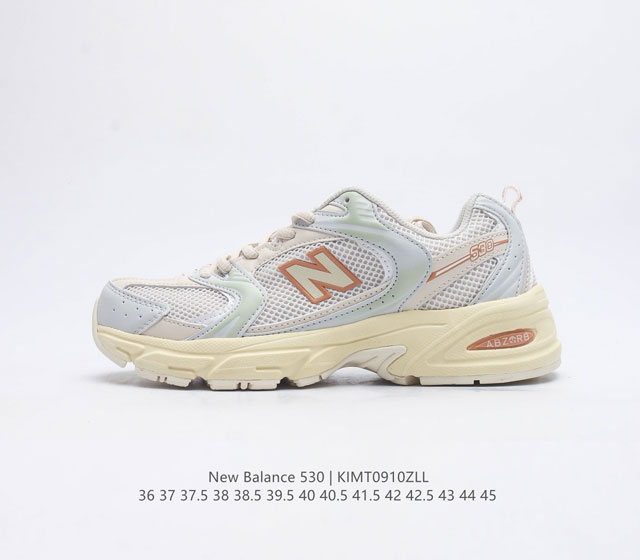 新百伦 Nb530运动鞋 New Balance 530 复古跑鞋厚底增高老爹运动鞋 Nb530这鞋双确实是nb家经复典古款式之一 以全科新技诠释 成打功造53