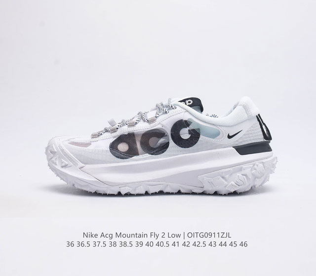 耐克 Nike Acg Mountain Fly 2 Low耐克户外登山鞋 山脉2代徒步跑鞋 男女运动鞋 采用匠心设计 打造耐穿迅疾风格 让你在沙漠 峡谷和深山