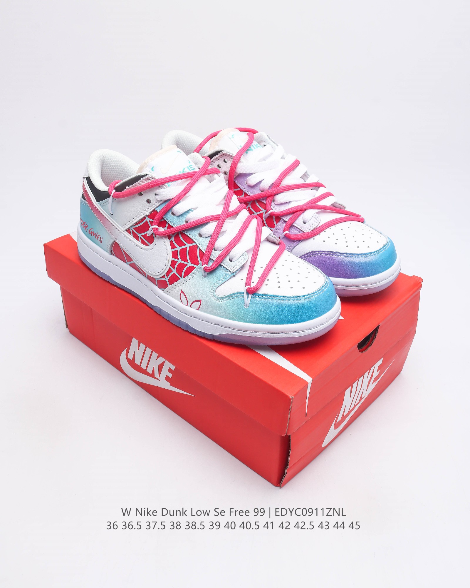 耐克 Sb 系列 Nike Dunk Low Se Free. 99 Gs 复古休闲板鞋 复古vibe风芝加哥打孔解构绑带低帮板鞋 采用天然皮革 经久耐穿 塑就