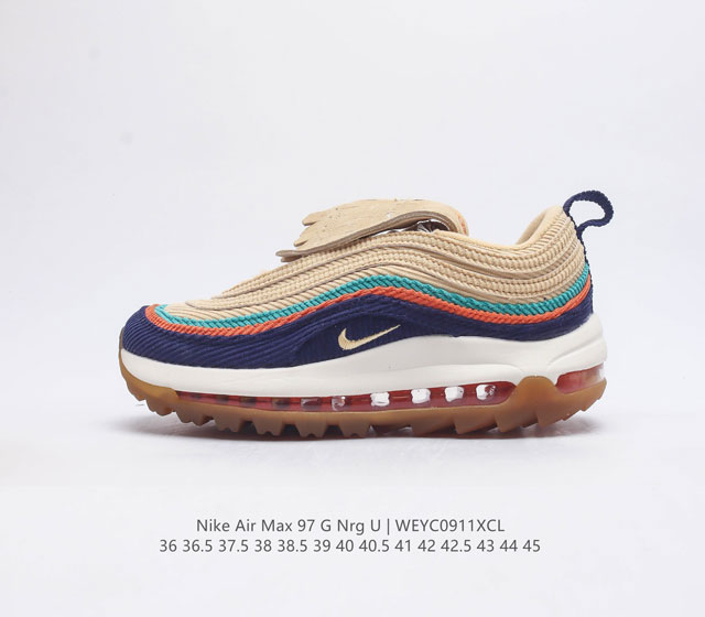 耐克nike休闲鞋 经典 气垫 Air Max 97 子弹气垫低帮运动鞋 Air Max '97 运动跑鞋以流线型鞋身和卓越科技为热爱运动的你造就全方位防护 强