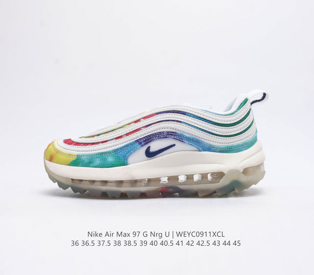 耐克nike休闲鞋 经典 气垫 Air Max 97 子弹气垫低帮运动鞋 Air Max '97 运动跑鞋以流线型鞋身和卓越科技为热爱运动的你造就全方位防护 强