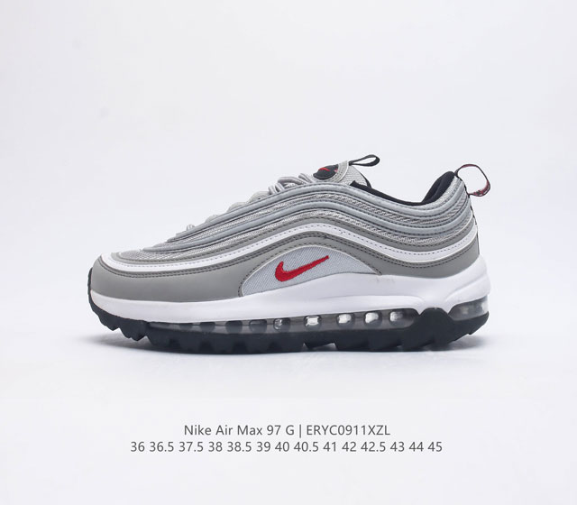 耐克nike休闲鞋 经典 气垫 Air Max 97 子弹气垫低帮运动鞋 Air Max '97 运动跑鞋以流线型鞋身和卓越科技为热爱运动的你造就全方位防护 强