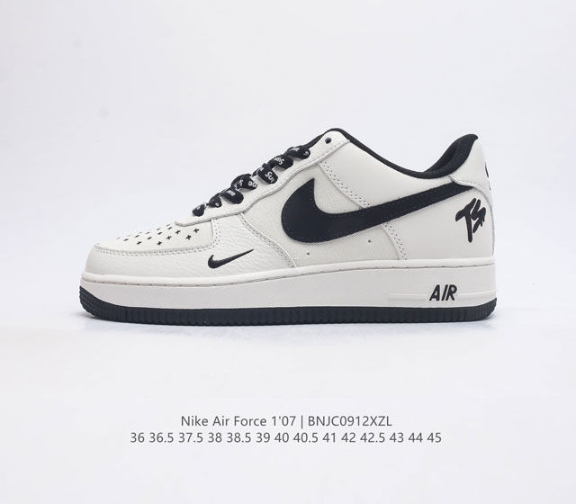 耐克nike Air Force 1 Low 空军一号 Af1 低帮百搭休闲运动板鞋 柔软 弹性十足的缓震性能和出色的中底设计 横跨复古与现代的外型结合 造就出