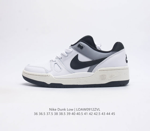 耐克 Nike 全新鞋型 来了 Nike Full Force Low 时尚复古运动板鞋 复古气质爆棚 近年来复古风的兴起 众多品牌纷纷推出自己的全新鞋款 势必