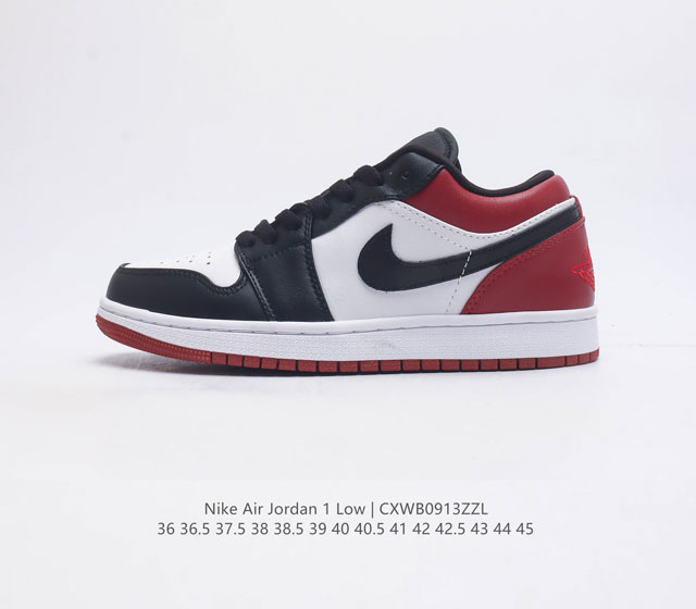 头层皮 耐克 乔丹air Jordan 1 Low Aj1 乔1 低帮复古文化休闲运动篮球鞋 从1985 年面世的元年款汲取设计灵感 采用简洁大方的经典外观 熟