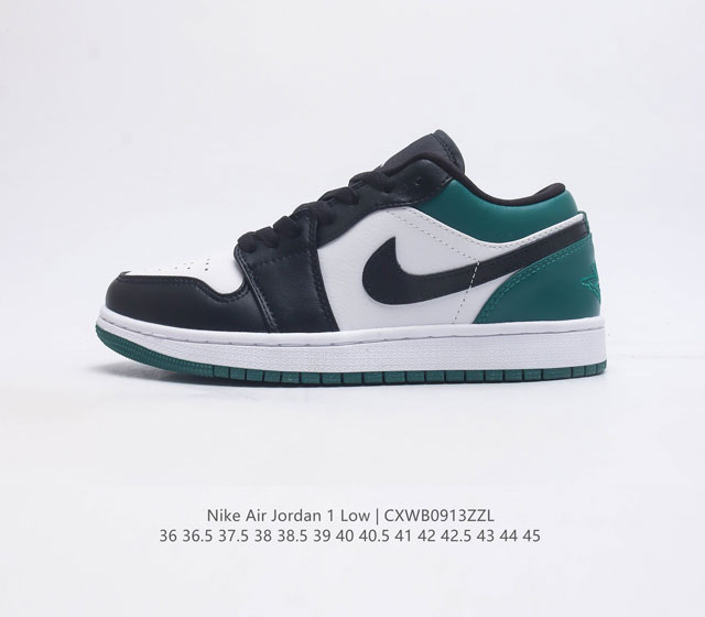 头层皮 耐克 乔丹air Jordan 1 Low Aj1 乔1 低帮复古文化休闲运动篮球鞋 从1985 年面世的元年款汲取设计灵感 采用简洁大方的经典外观 熟