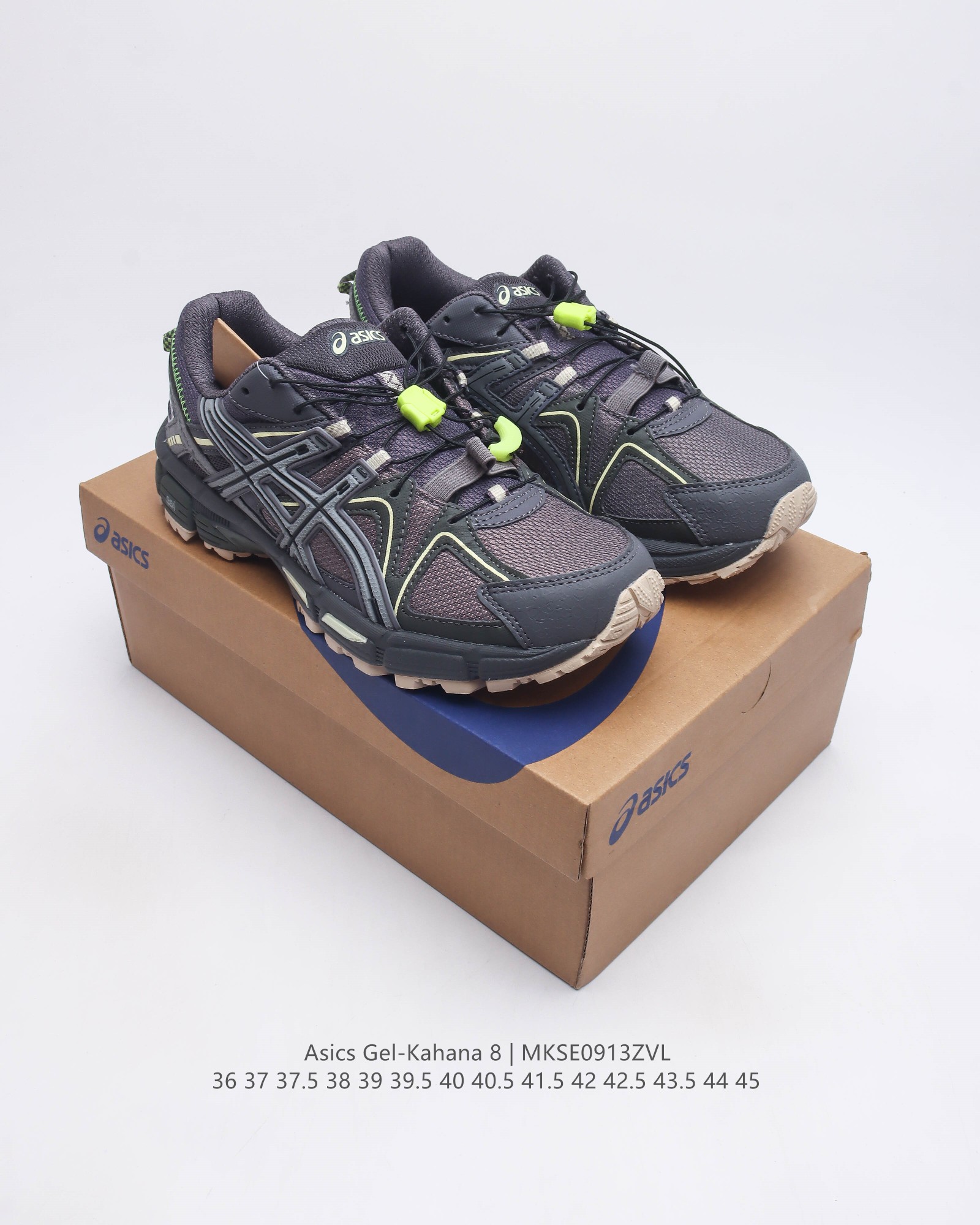 Asics 亚瑟士 Gel-Kahana 8 男女鞋越野跑步鞋抓地稳定运动鞋缓震耐磨跑鞋 Gel-Kahana系列为实用级越野跑鞋 融合机能和户外潮流强势回归