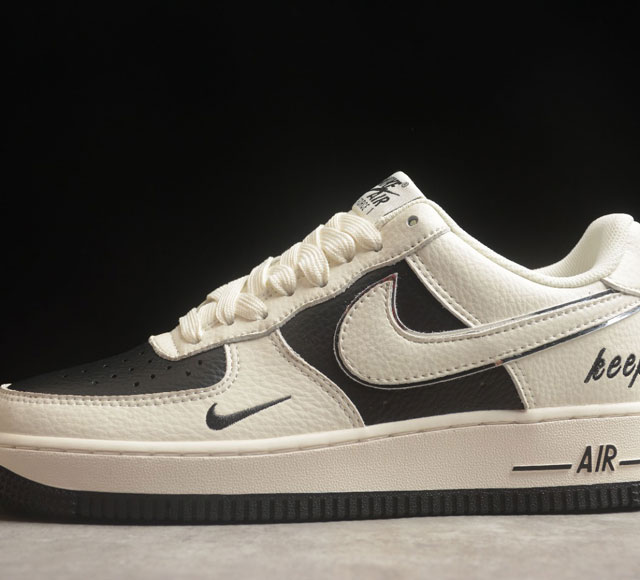 Nk Air Force 1'07 Low Keep Fresh 熊猫拼接小勾 空军一号低帮休闲板鞋 Bm2023-102 打造纯正空军版型#专注外贸渠道 全掌