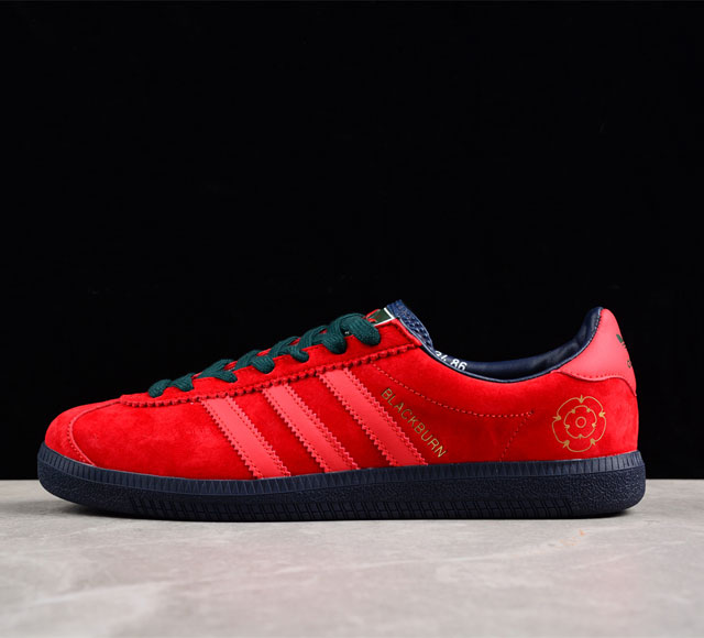 Adidas Malmo 阿迪达斯 马尔摩 2023 秋冬新款三叶草休闲板鞋中国红gx7829 尺码 35.5 36 37 38 38.5 39 40 40.5