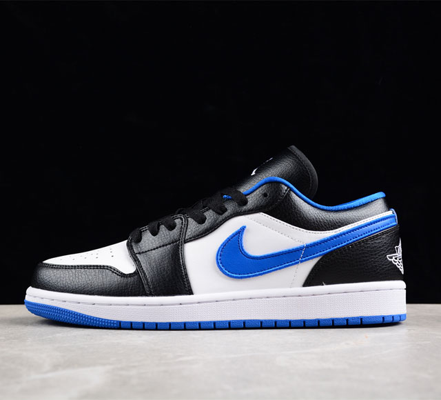 Air Jordan 1 Low Aj1 乔1黑篮 低帮文化篮球鞋 553558-007 尺码 36 36.5 37.5 38 38.5 39 40 40.5