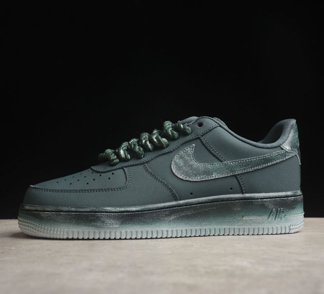 Nk Air Force 1'07 Low 做旧深绿色 空军一号低帮休闲板鞋 315122-222 打造纯正空军版型#专注外贸渠道 全掌内置蜂窝气垫 #原盒配件