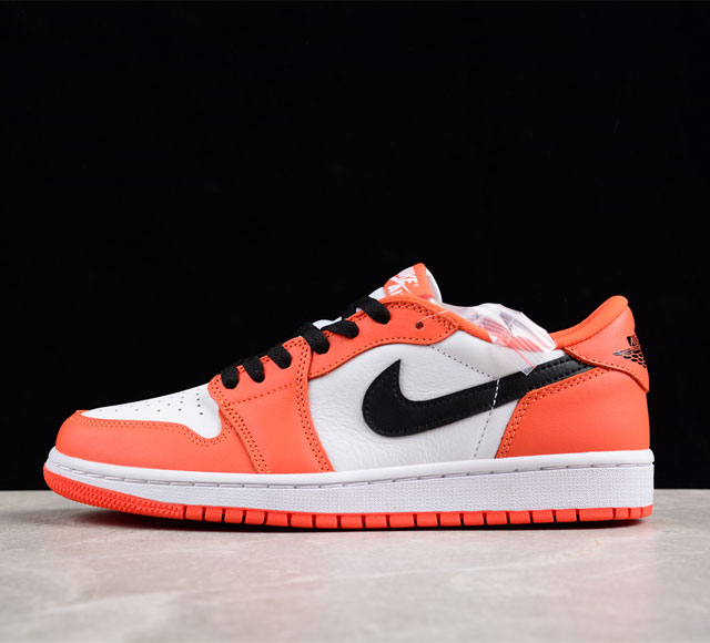 Cj版纯原 Air Jordan 1 Low Og Aj1 Starfish 乔1海星橙 全头层 低帮文化休闲板鞋 Cz0775-801 尺码 40 40.5