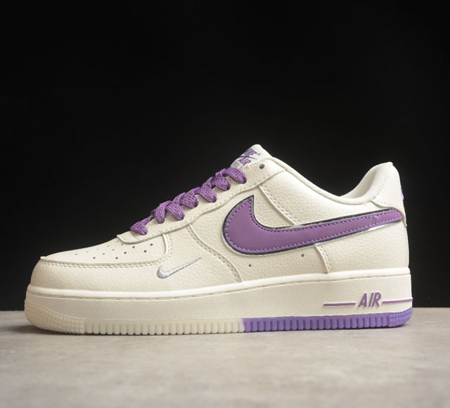 Nk Air Force 1'07 Low 米紫双色底 满天星 空军一号低帮休闲板鞋 Jj0253-010 打造纯正空军版型#专注外贸渠道 全掌内置蜂窝气垫 #