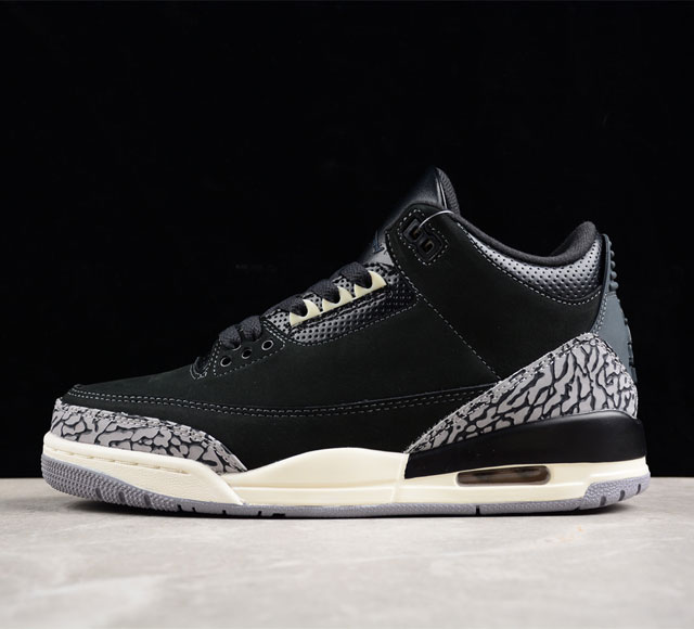 Air Jordan 3 Retro Off Noir Aj3 乔3做旧黑水泥 Ck9246-001 尺码 40 41 42 42.5 43 44 44.5 4 - 点击图像关闭