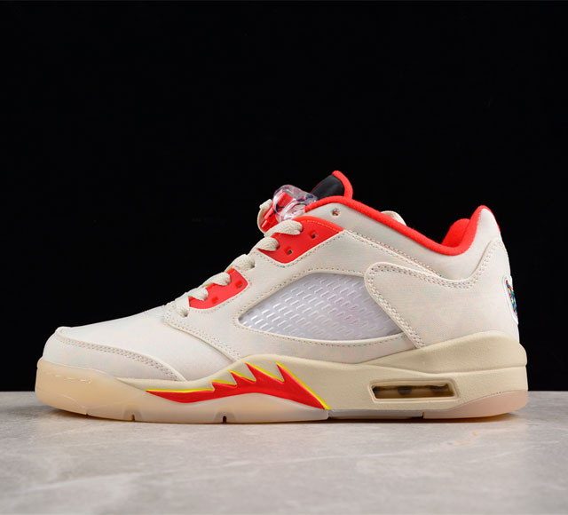 Air Jordan 5 Low Chinese New Year Aj5 乔5中国限定 低帮篮球鞋 Dd2240-100 尺码 36 36.5 37.5 38