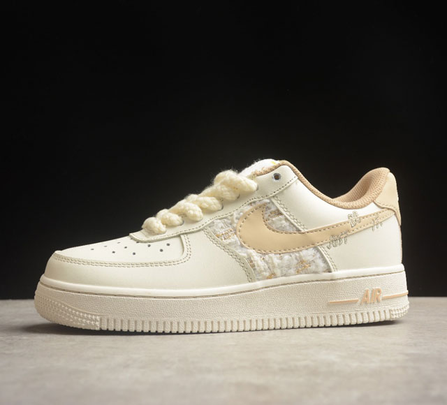 Nk Air Force 1'07 Low Just Do It 小香风系列 空军一号低帮休闲运动板鞋 Fj7740-012 打造纯正空军版型#专注外贸渠道 全