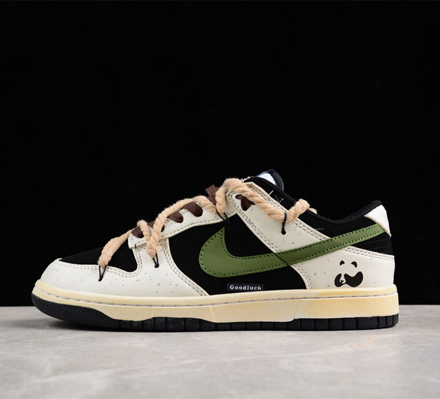 Nk Dunk Sb Low Retro 熊猫复古低帮 定制版解构绑带休闲板鞋 Dd1391-100 尺码 36 36.5 37.5 38 38.5 39 40