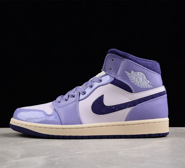 Air Jordan 1 Mid Sky Purple Aj1 乔1多样紫 中邦休闲板鞋 Dz3745 - 尺码 36 36 5 37 5 38 38 5 39