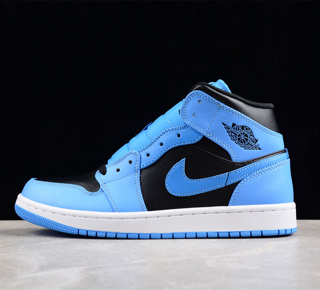 Cj版纯原 Air Jordan Aj1 Mid Aj1 乔1蓝黑 平替 中帮篮球鞋 Dq8426-401 尺码 40 40 5 41 42 42 5 43 4