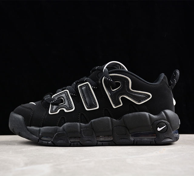 Ambush X Nk Air More Uptempo Low 联名款 初代系列经典高街百搭休闲运动文化篮球鞋 Fb1299-001 尺码 36 36 5 3