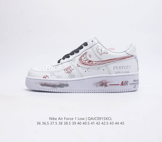 耐克 Nike Air Force 1 07 空军一号经典篮球鞋气垫休闲运动鞋 穿上 Air Force 1 07 运动鞋革新经典篮球鞋 助你踢踩跳跺 滑步旋转