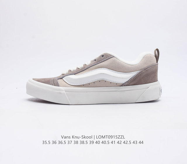 万斯 Vans Knu-Skool Vr3 Lx 面包鞋 坎普尔 茱利安系列低帮复古硫化休闲运动板鞋 肥胖版大logo 要说整个2023年最为热门的鞋型之一 面