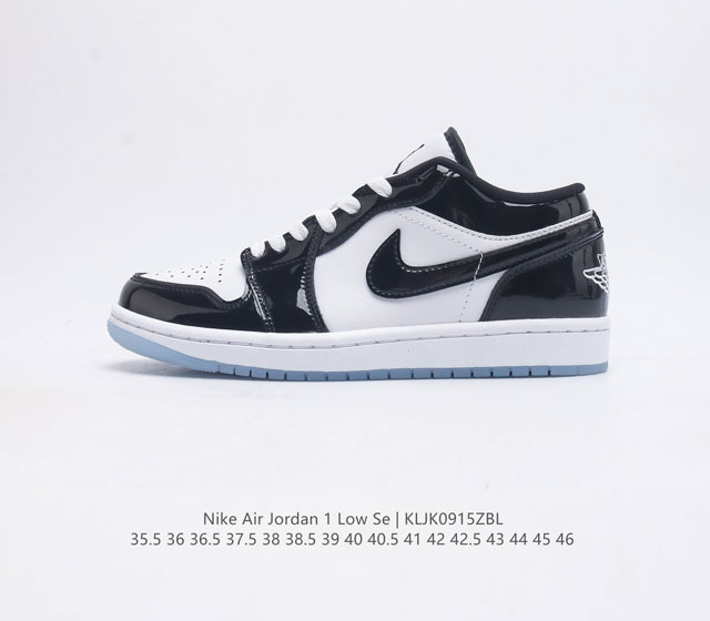 头层皮 耐克 乔丹air Jordan 1 Low Aj1 乔1 低帮复古文化休闲运动篮球鞋 从1985 年面世的元年款汲取设计灵感 采用简洁大方的经典外观 熟