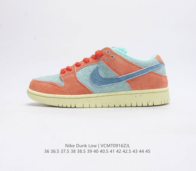 耐克nike Dunk Low 板鞋 Sb系列经典百搭休闲运动板鞋加厚鞋舌的填充 使舒适性大大提升 同时也更方便穿脱中底部分则加入了脚感柔软舒适zoomair气