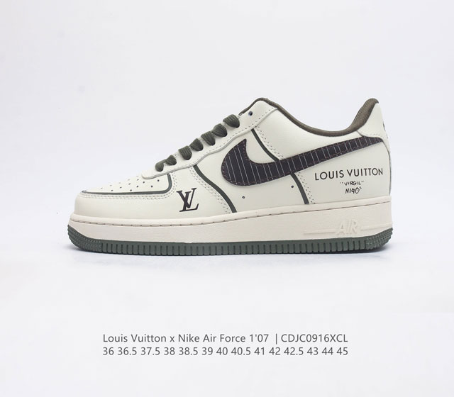 耐克nike Air Force 1 Low 空军一号 Af1 低帮百搭休闲运动板鞋 柔软 弹性十足的缓震性能和出色的中底设计 横跨复古与现代的外型结合 造就出