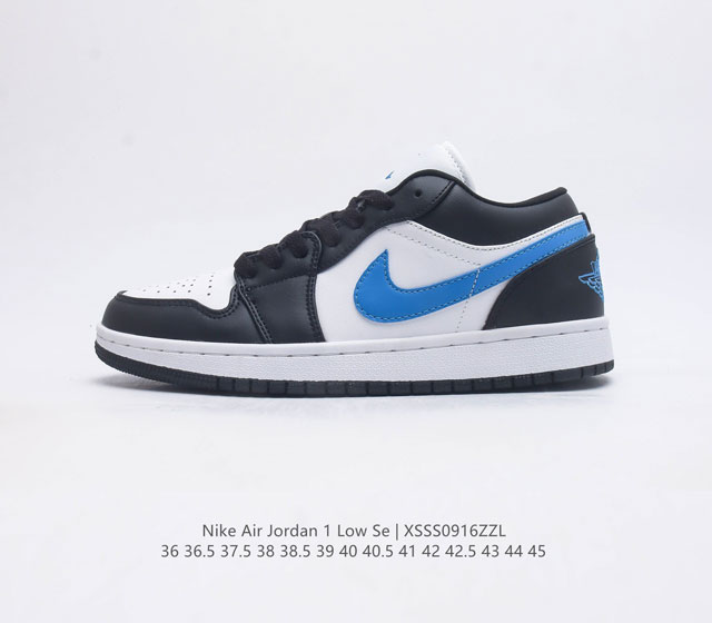 耐克 乔丹air Jordan 1 Low Aj1 乔1 低帮复古文化休闲运动篮球鞋 从1985 年面世的元年款汲取设计灵感 采用简洁大方的经典外观 熟悉中带一