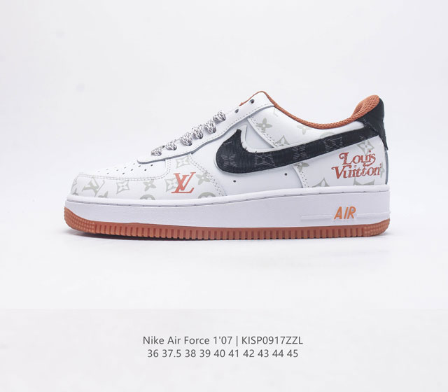 耐克 Nike Air Force 1 07 Wb 空军一号运动鞋 在元年款篮球鞋的基础上 焕新演绎人们所熟知的特色 利落皮革 简洁配色 助你全力以赴发挥出色实