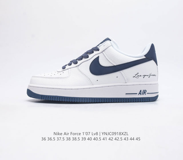 耐克nike Air Force 1 Low 空军一号 Af1 低帮百搭休闲运动板鞋 柔软 弹性十足的缓震性能和出色的中底设计 横跨复古与现代的外型结合 造就出