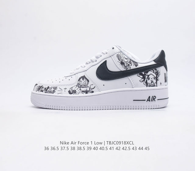 耐克nike Air Force 1 Low 空军一号 Af1 低帮百搭休闲运动板鞋 柔软 弹性十足的缓震性能和出色的中底设计 横跨复古与现代的外型结合 造就出