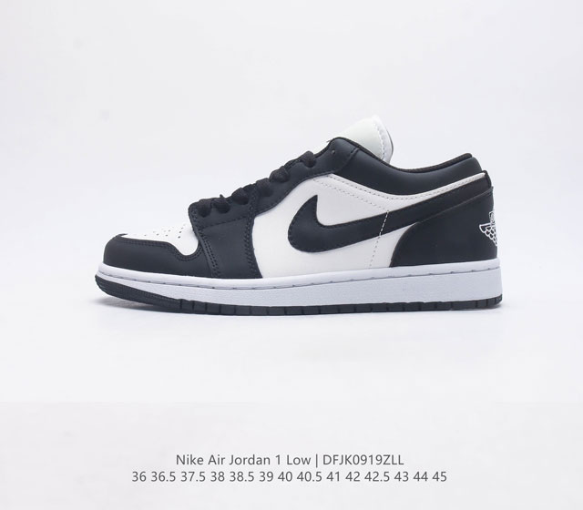 耐克 乔丹air Jordan 1 Low Aj1 乔1 低帮复古文化休闲运动篮球鞋 从1985 年面世的元年款汲取设计灵感 采用简洁大方的经典外观 熟悉中带一