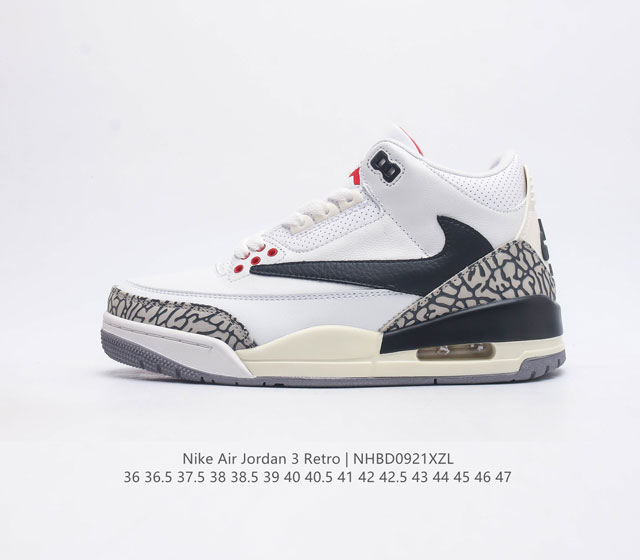 耐克 乔丹 Aj3 耐克 Nike Air Jordan 3 Retro Se 乔3 复刻篮球鞋 乔丹3代 三代 男女子运动鞋 作为 Aj 系列中广受认可的运动