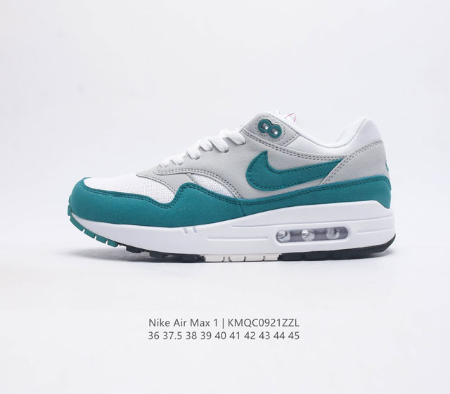 耐克 Nike Air Max 1 Prm 男女子运动鞋 从法国建筑中汲取设计灵感 兼具运动风范和时尚格调 是此系列起初搭载 Air 的鞋款 疾速外观 经典缓震