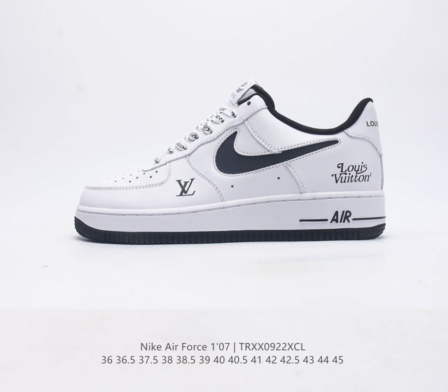 耐克nike Air Force 1 Low 空军一号 Af1 低帮百搭休闲运动板鞋 柔软 弹性十足的缓震性能和出色的中底设计 横跨复古与现代的外型结合 造就出