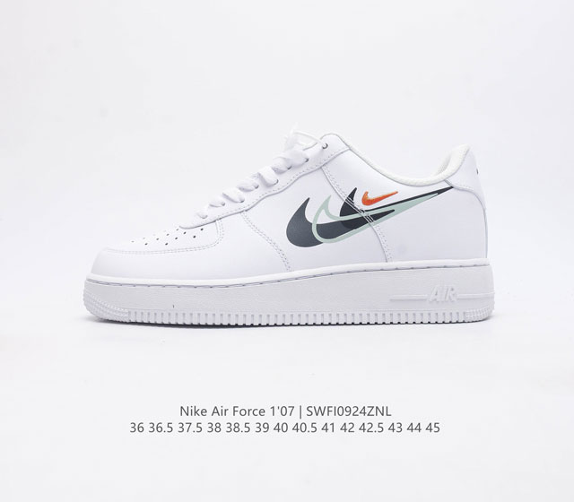 耐克 Nike Air Force 1 07空军一号经典篮球鞋休闲运动鞋 穿上 Air Force 1 07 运动鞋革新经典篮球鞋 助你踢踩跳跺 滑步旋转 自信