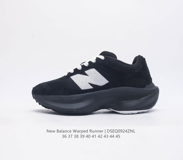 椰香扑鼻new Balance Warped Runner新款老爹鞋复古运动跑步鞋 Beam大底提供足步弓支撑 解构皮革 用猪巴革拼接透气网眼 后跟搭载外露缓震